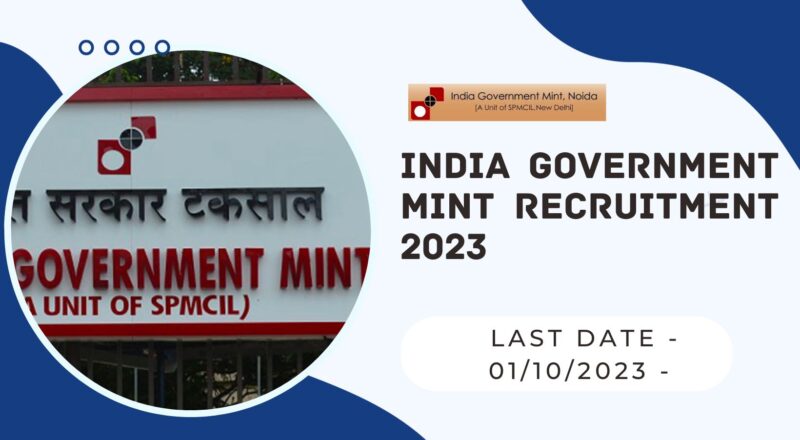 India Government Mint recruitment 2023