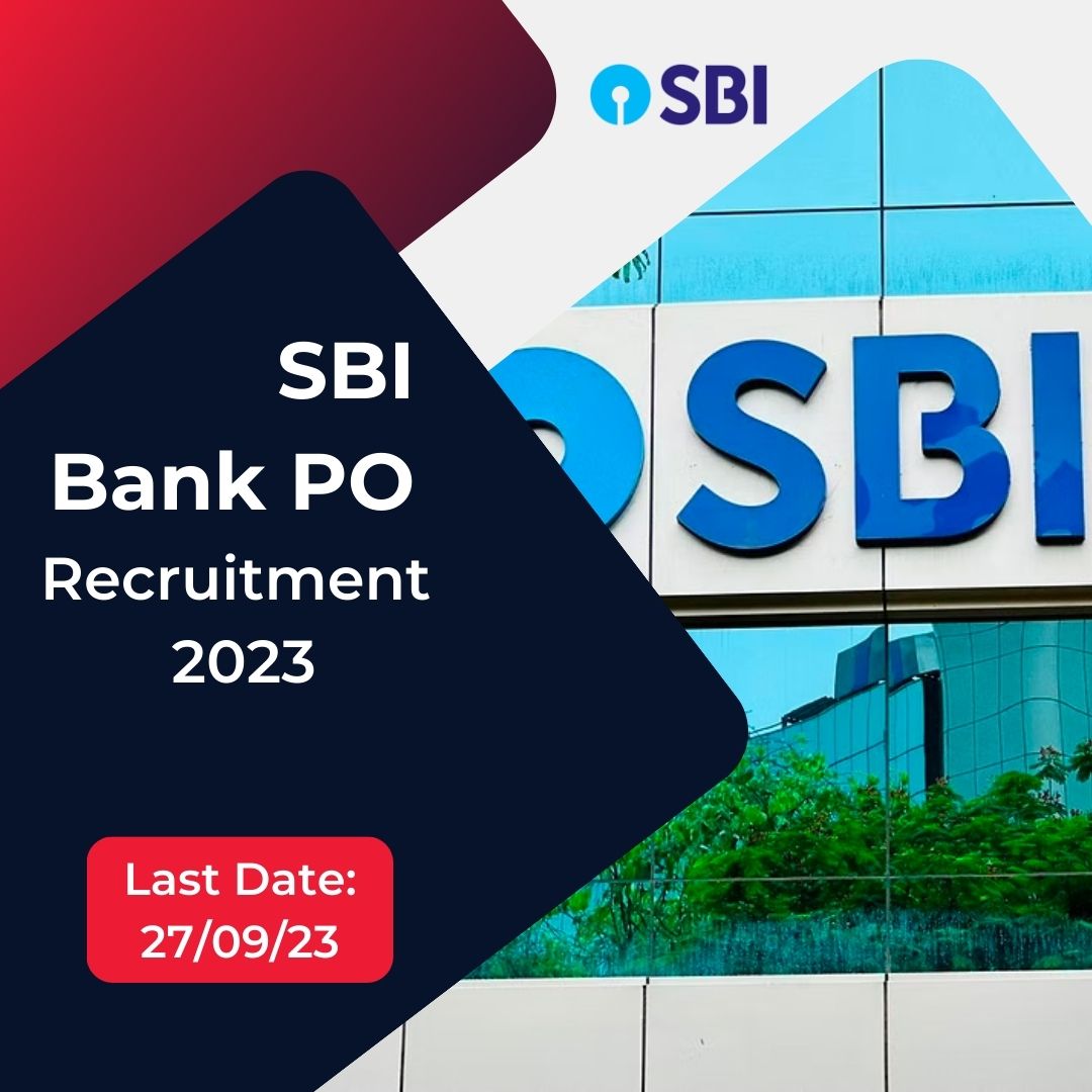 SBI Bank PO recruitment 2023